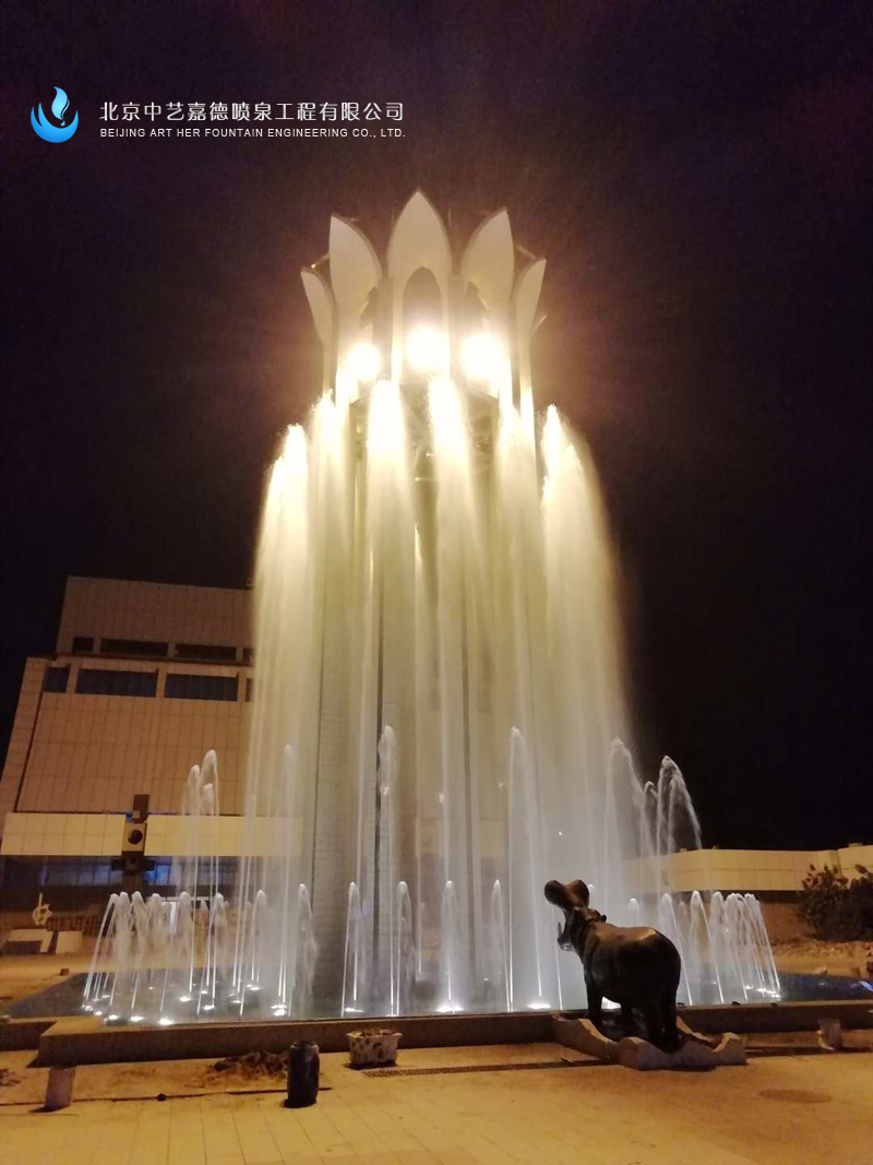援馬里會(huì)議中心景觀噴泉工程