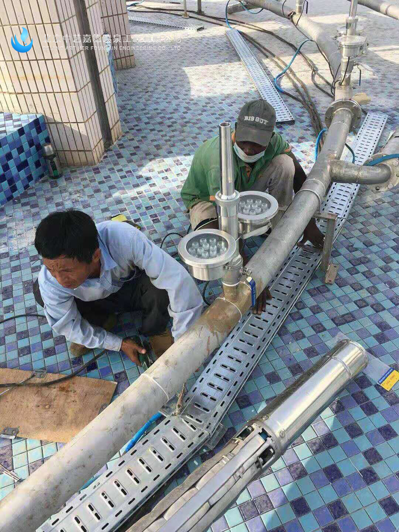 援馬里會(huì)議中心景觀噴泉工程